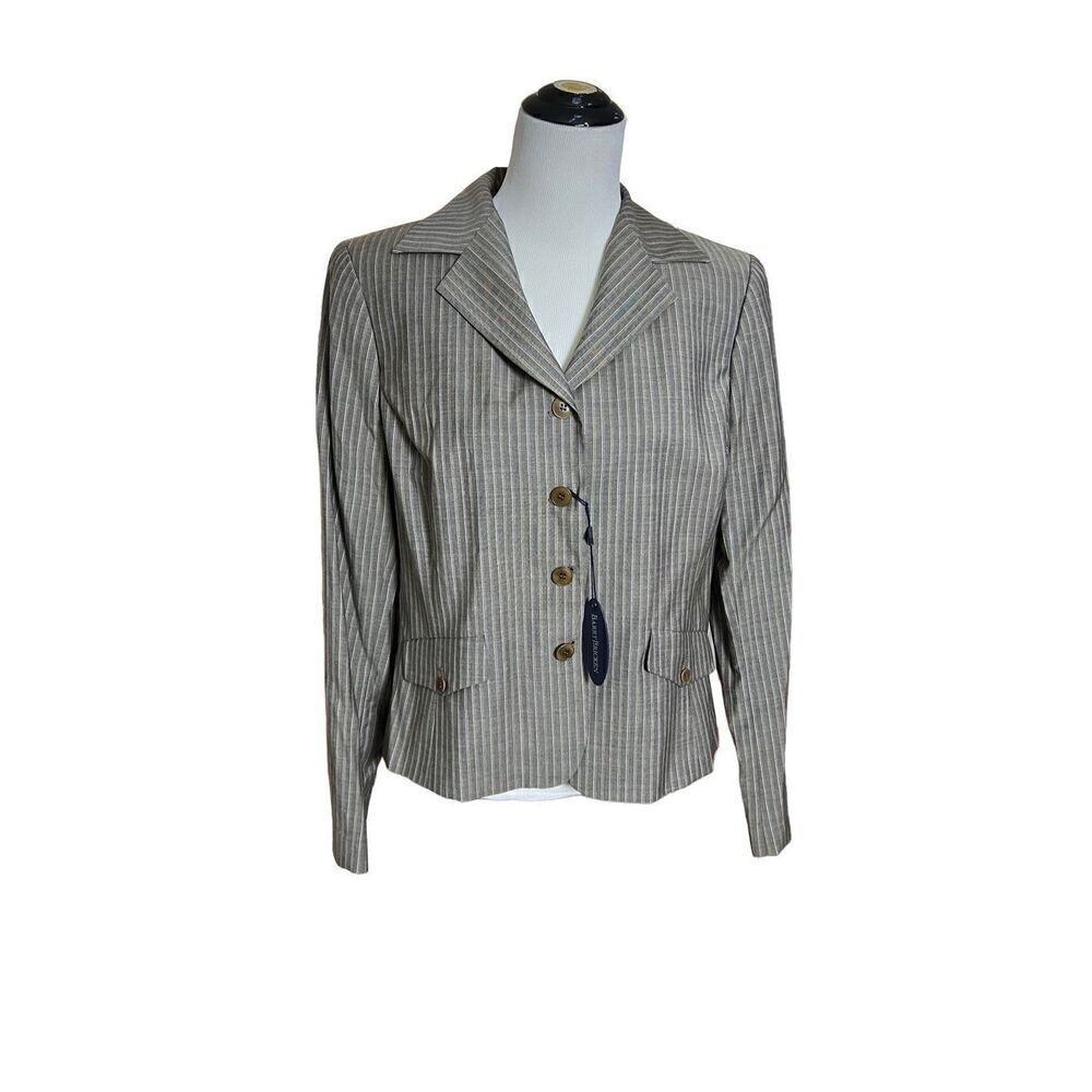 Barry Bricken NwT defects Womens fine wool Blazer Jacket Sz 14